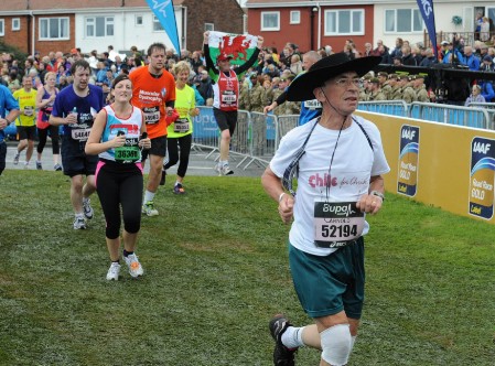 Arnold in the Great North Run